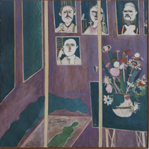 Portrait Gallery K. G. Subramanyan  Undated Oil on canvas