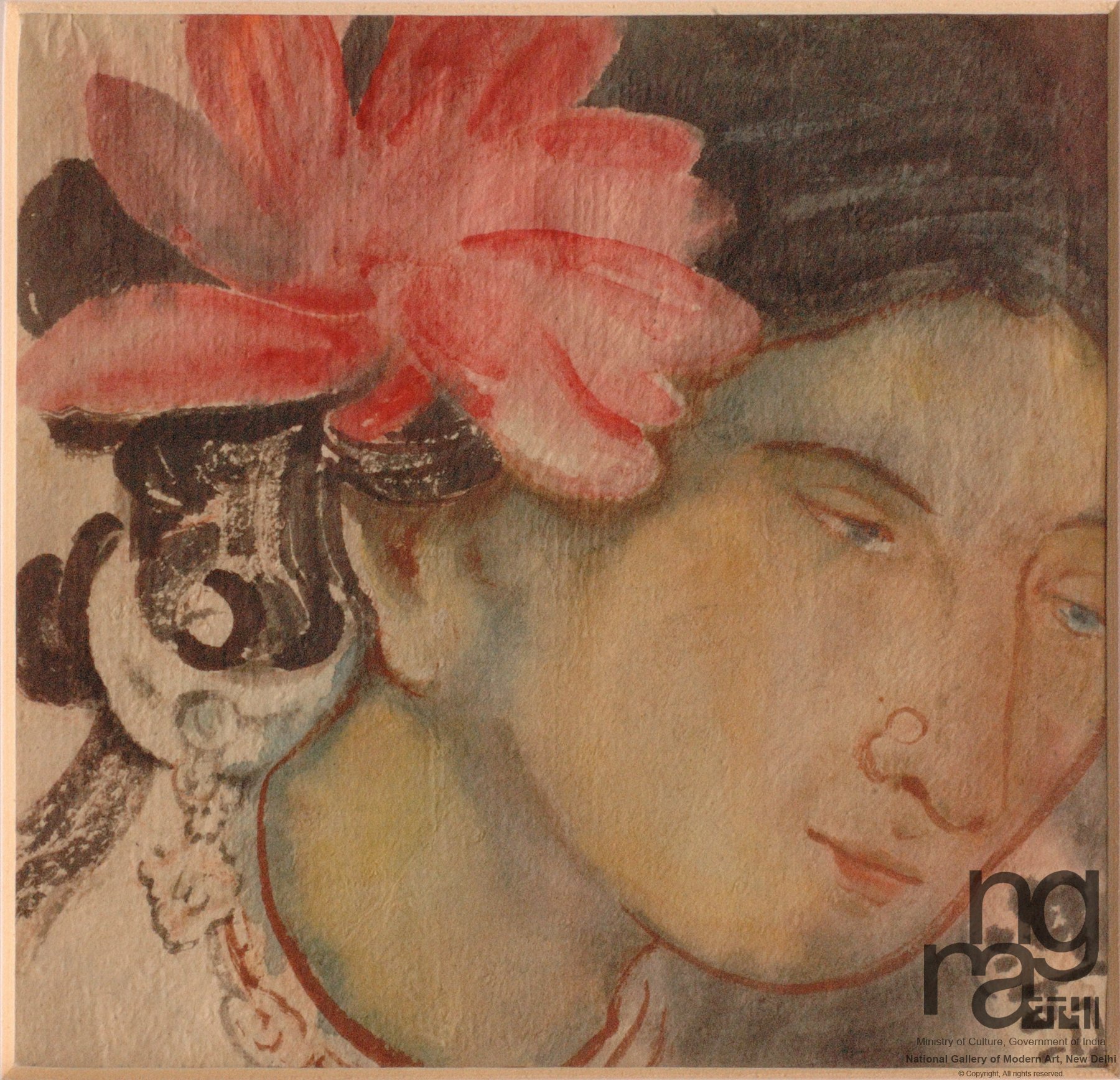 Work by Abanindranath Tagore, Source: NGMA