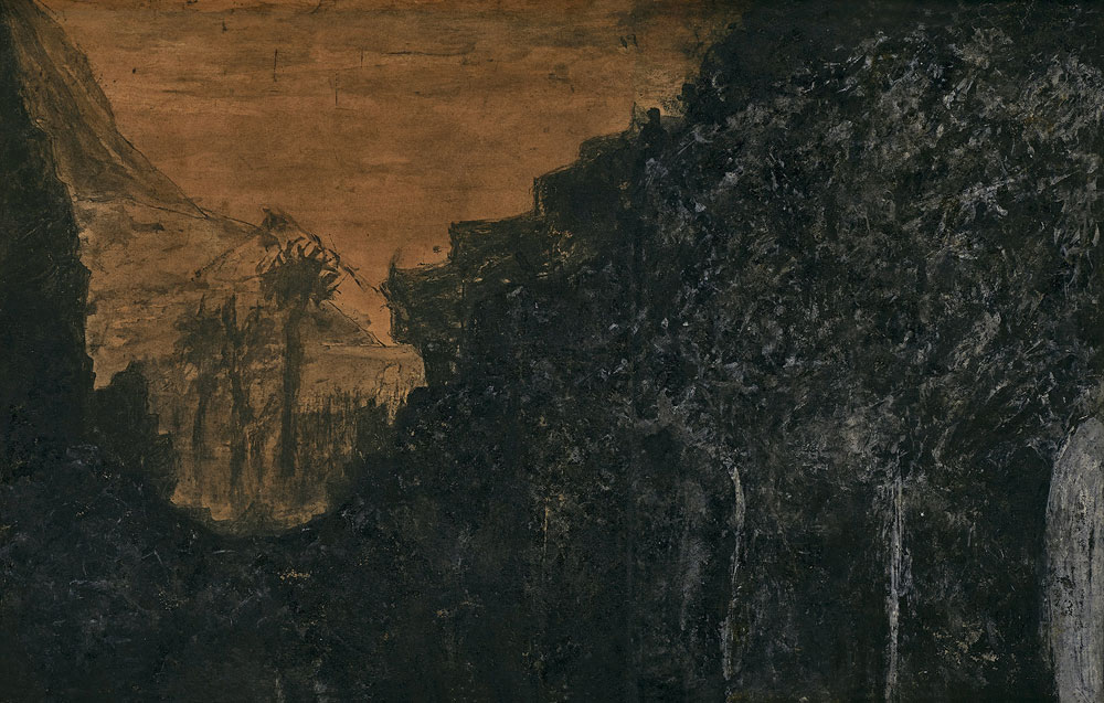 Untitled, Watercolour and ink on handmade pape