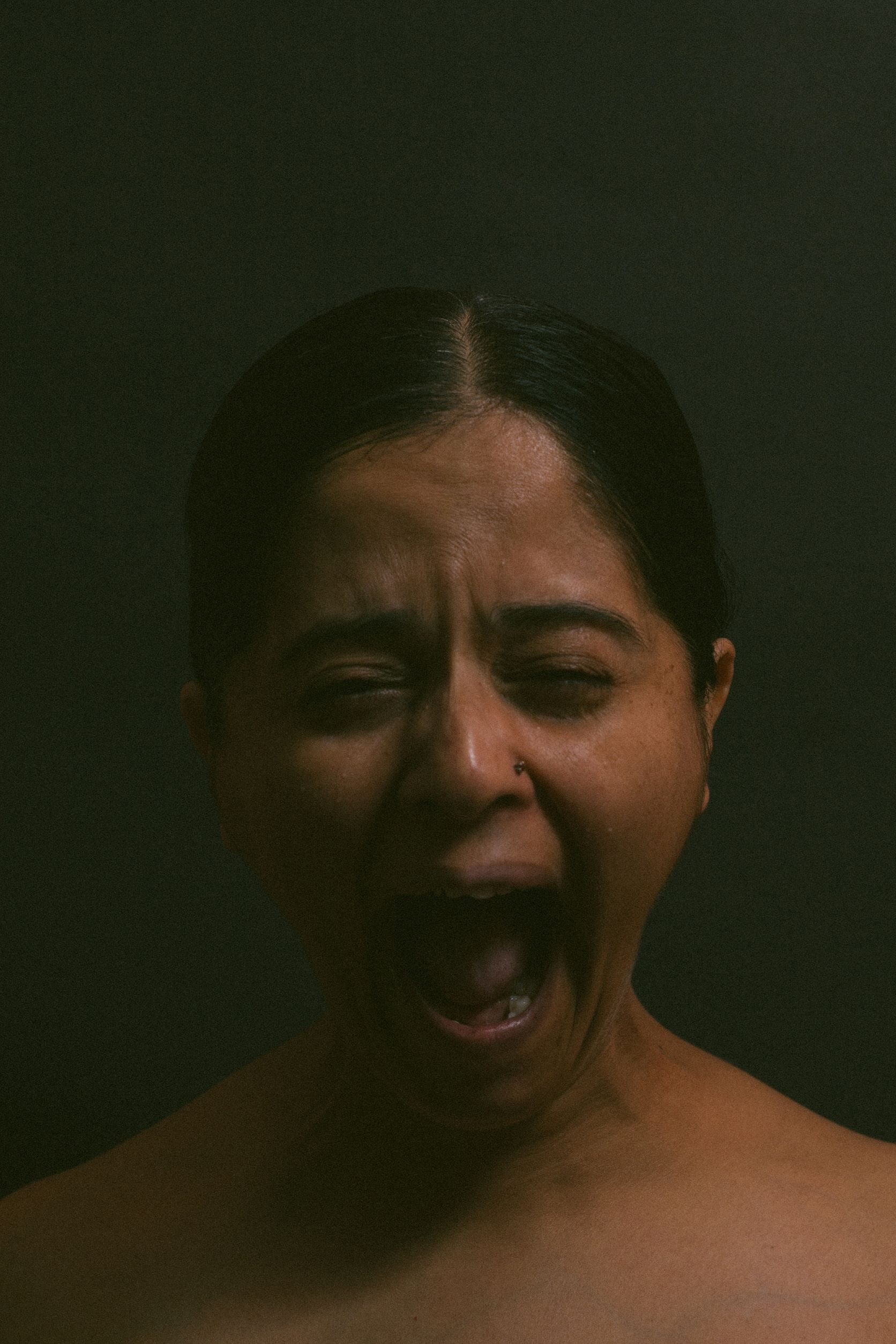 A work at exhibition at Ishara Art Foundation