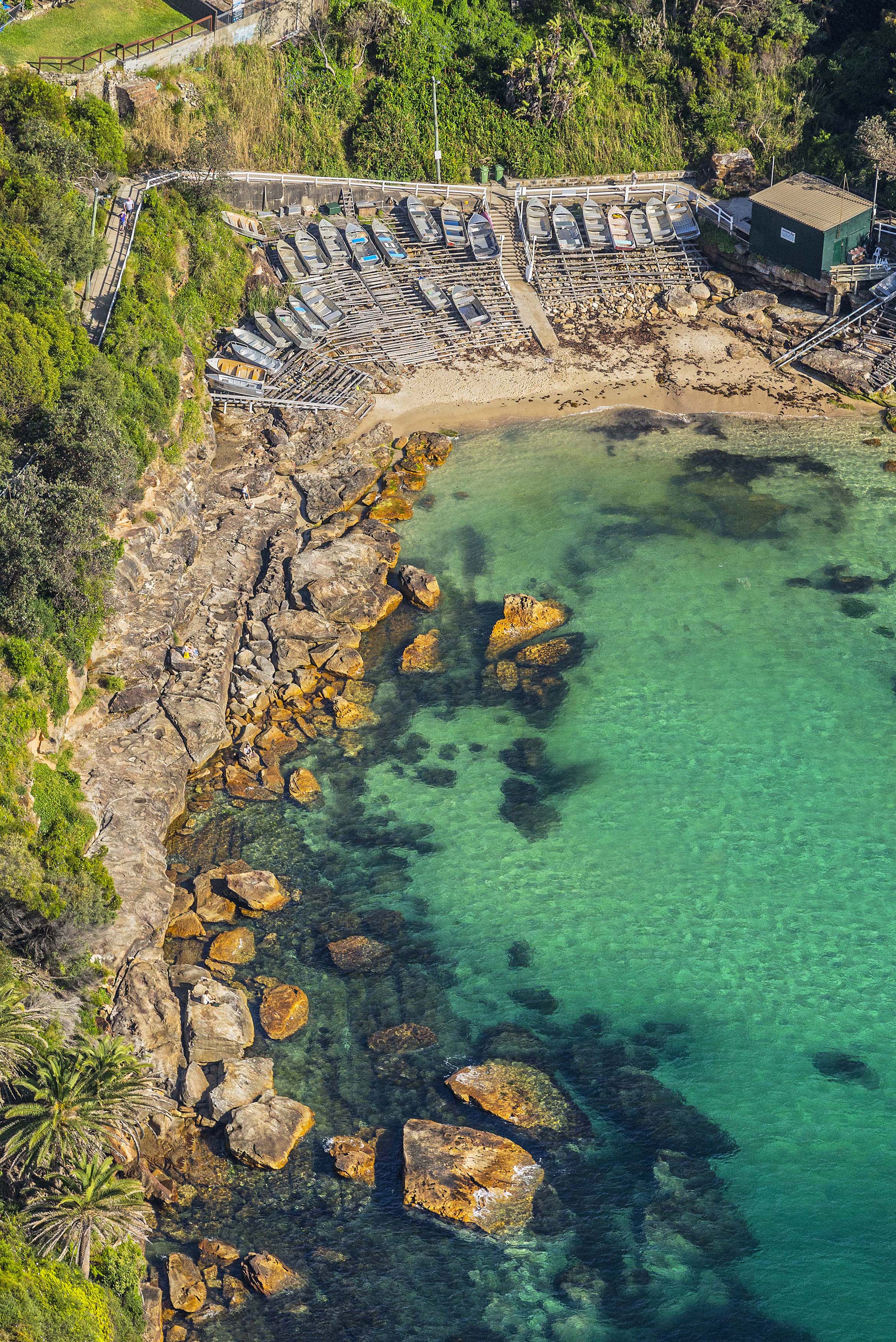 Aerial of Gordon's Bay, Coogee in Sydney