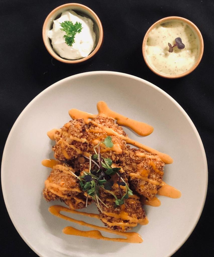 Spicy Chicken Fritters by Rakesh Gawand, CDP Smaaash Mumbai 