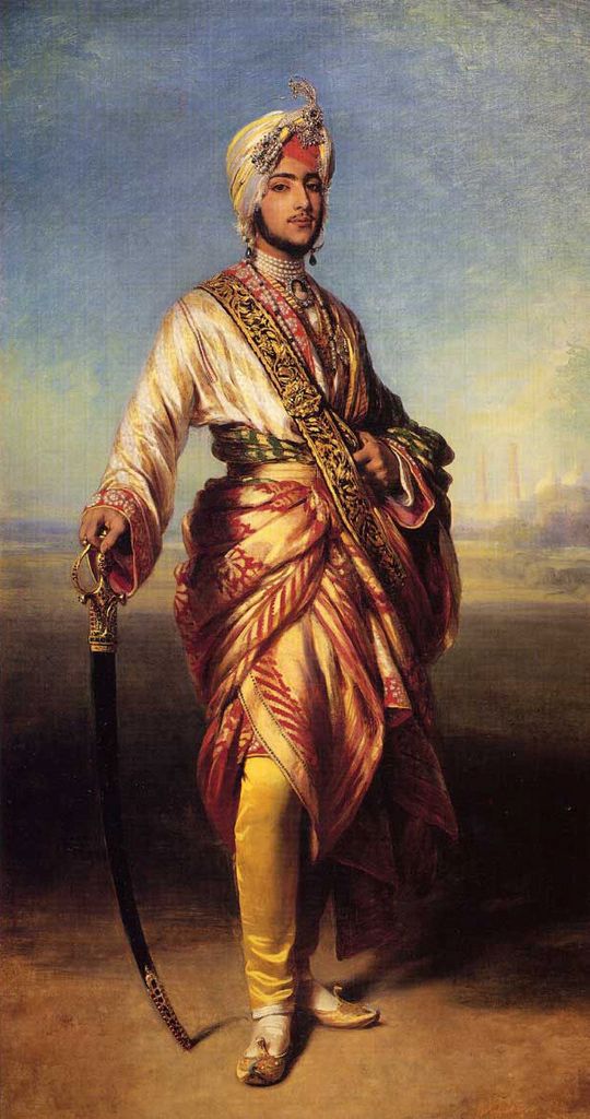 Maharaja Duleep Singh's painting by British court artist Winterhalter