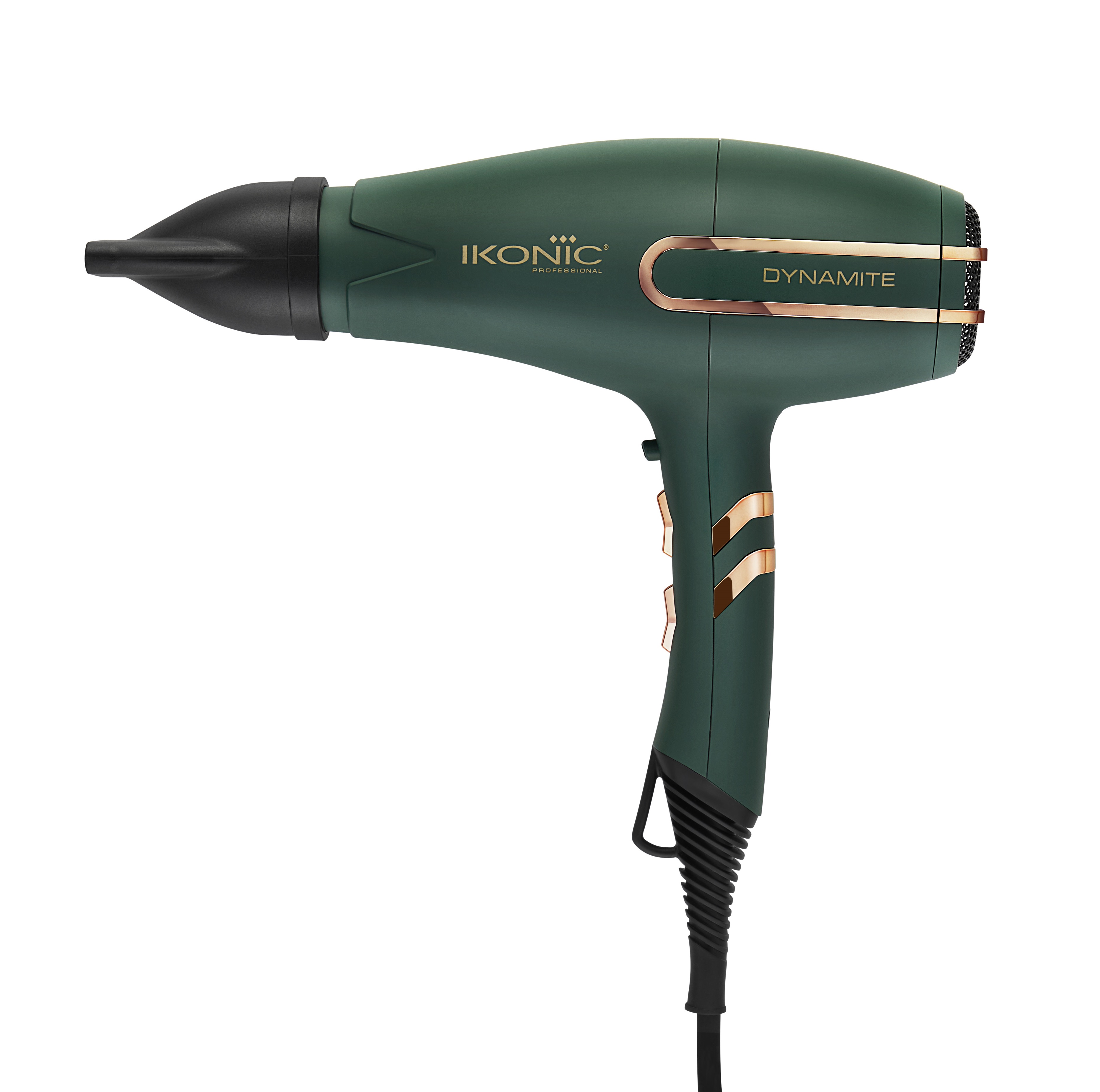 Ikonic's dynamite hair dryer emerald