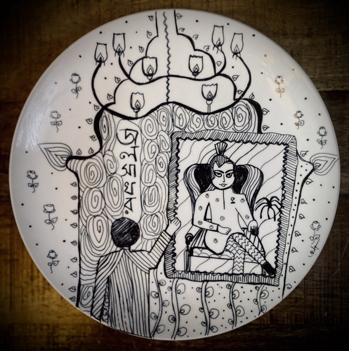 Jalshaghar wall plate