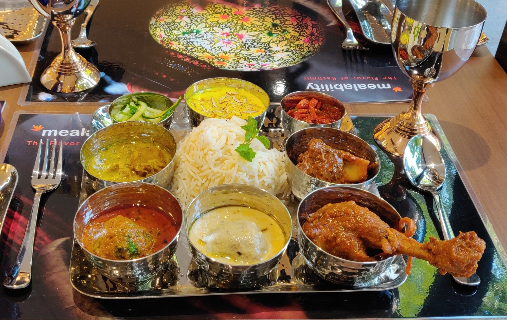 The newly inaugurated Kashmiri cuisine restaurant "Mealability The Flovour of Kashmir" at the J&K House in New Delhi on Oct 21, 2019. (Photo: IANS)