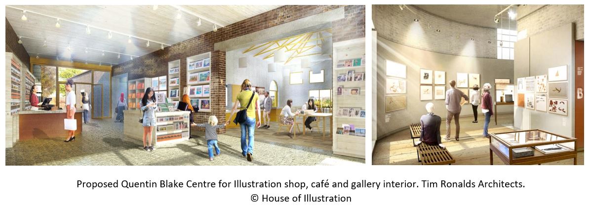 Quentin Blake's 200 drawings to be sold to benefit House of Illustration