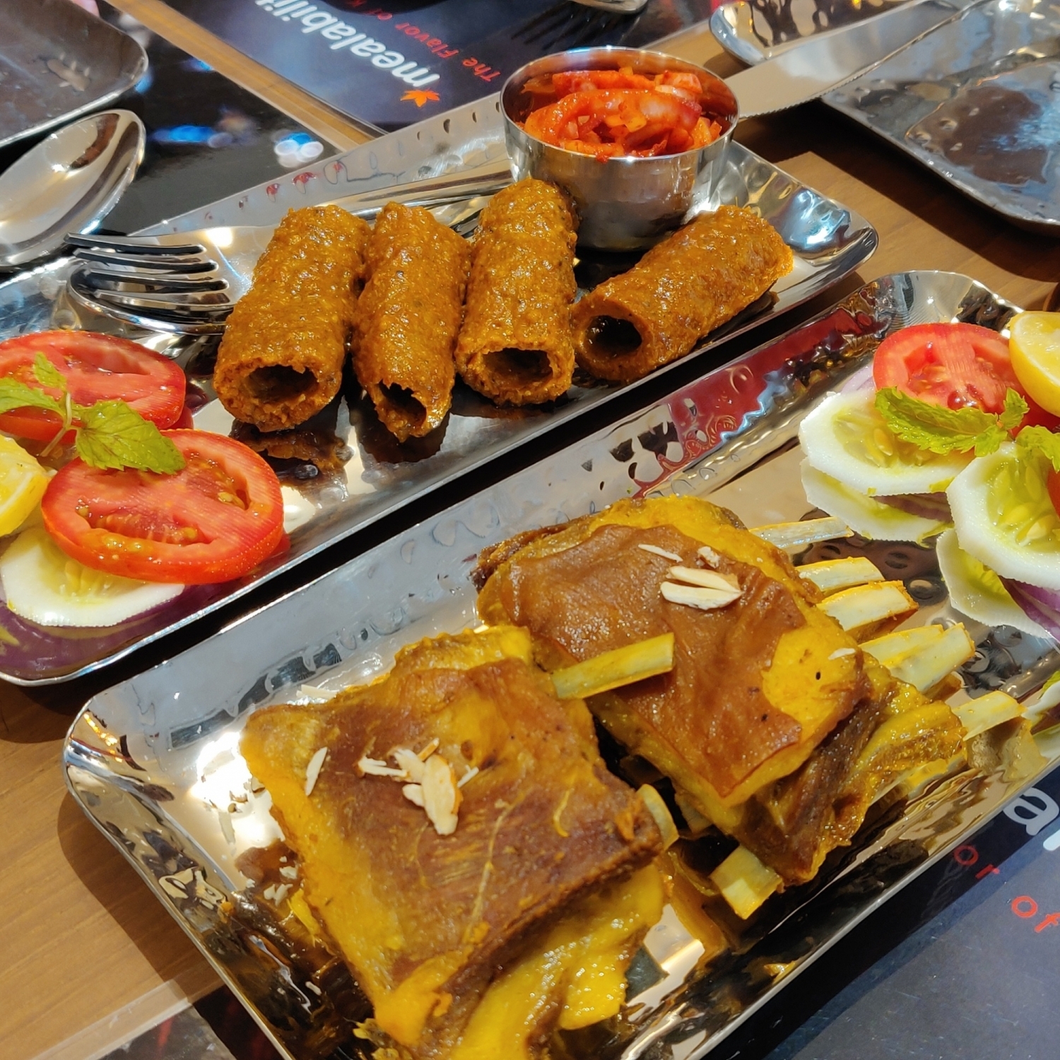 The newly inaugurated Kashmiri cuisine restaurant "Mealability The Flovour of Kashmir" at the J&K House in New Delhi on Oct 21, 2019. (Photo: IANS)