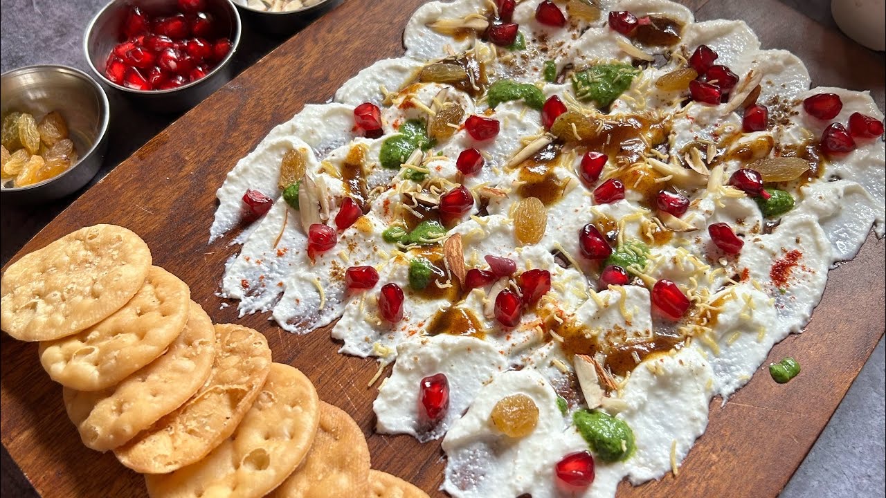Papdi Chaat Board