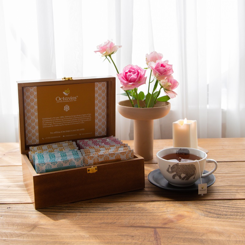 Elixir collection 4 assorted detox pyramid teabags by Octavius