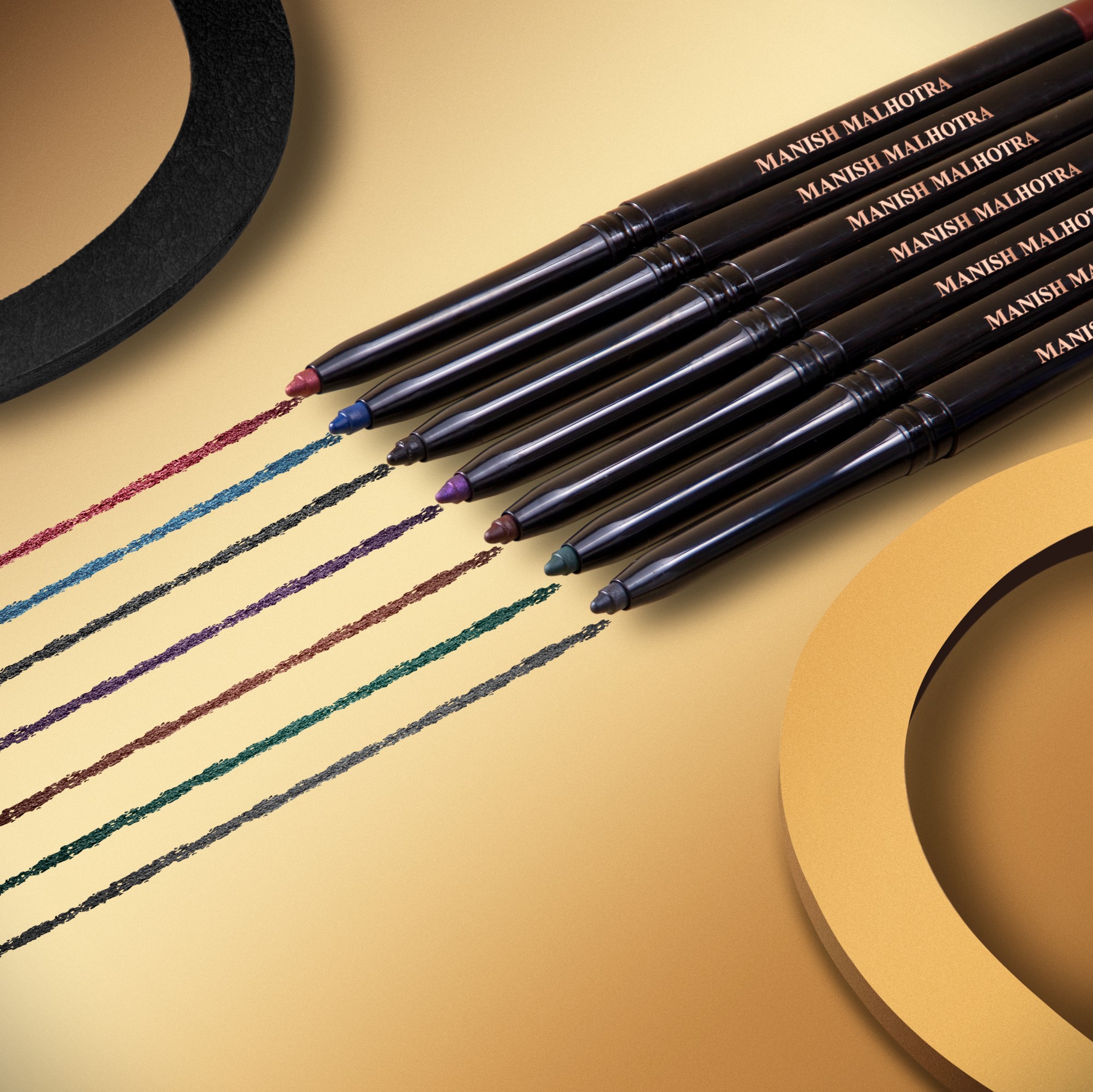 Manish Malhotra Luxury Makeup, exclusively by MyGlamm, unveils 4 new shades to the versatile 24H Kajal Eyeliner