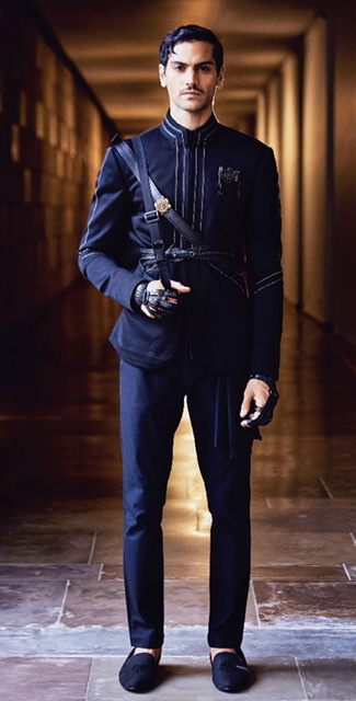 Shantanu and Nikhil showcased their collection 'The Declaration 2034'. 