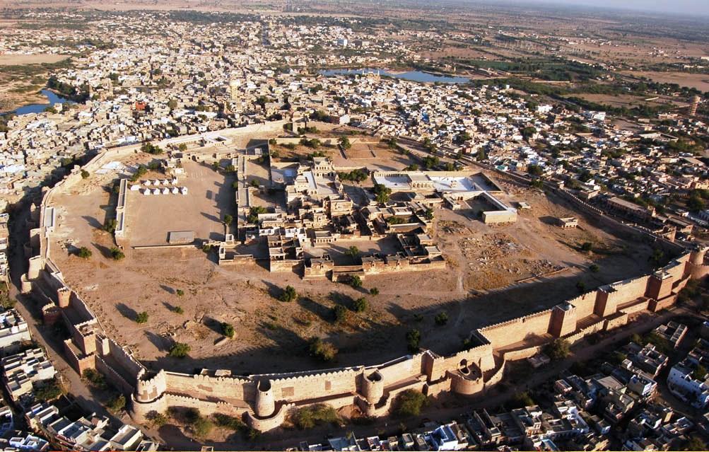 A bird's eye view of RANVAS HAVELI, RAJASTHAN 