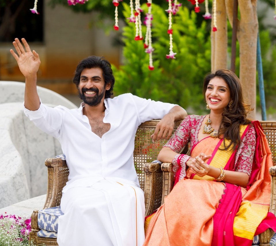 Rana Daggubati with finance Miheeka Bajaj