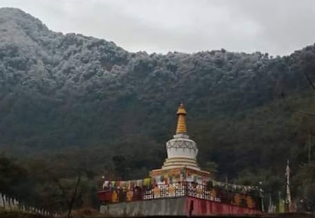 A Gumpha amidst the mountains