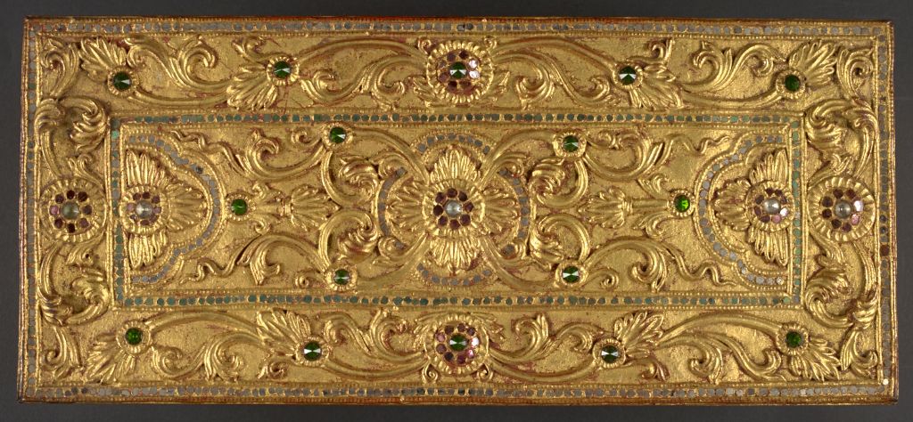 A rare Buddhist manuscript, known as 'Sankhara bhanjani kyam,' from Thailand dated 1917. (c) British Library Board