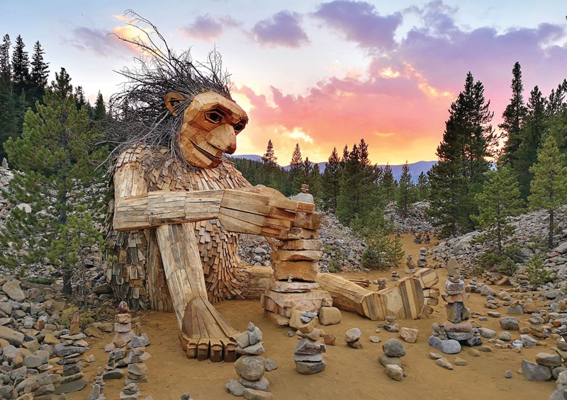 A sculpture by Dambo