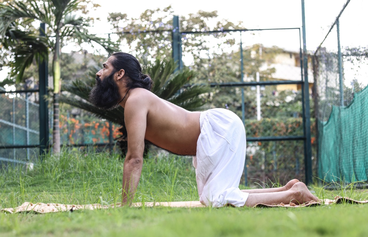 Adhomukhi Marjariasana