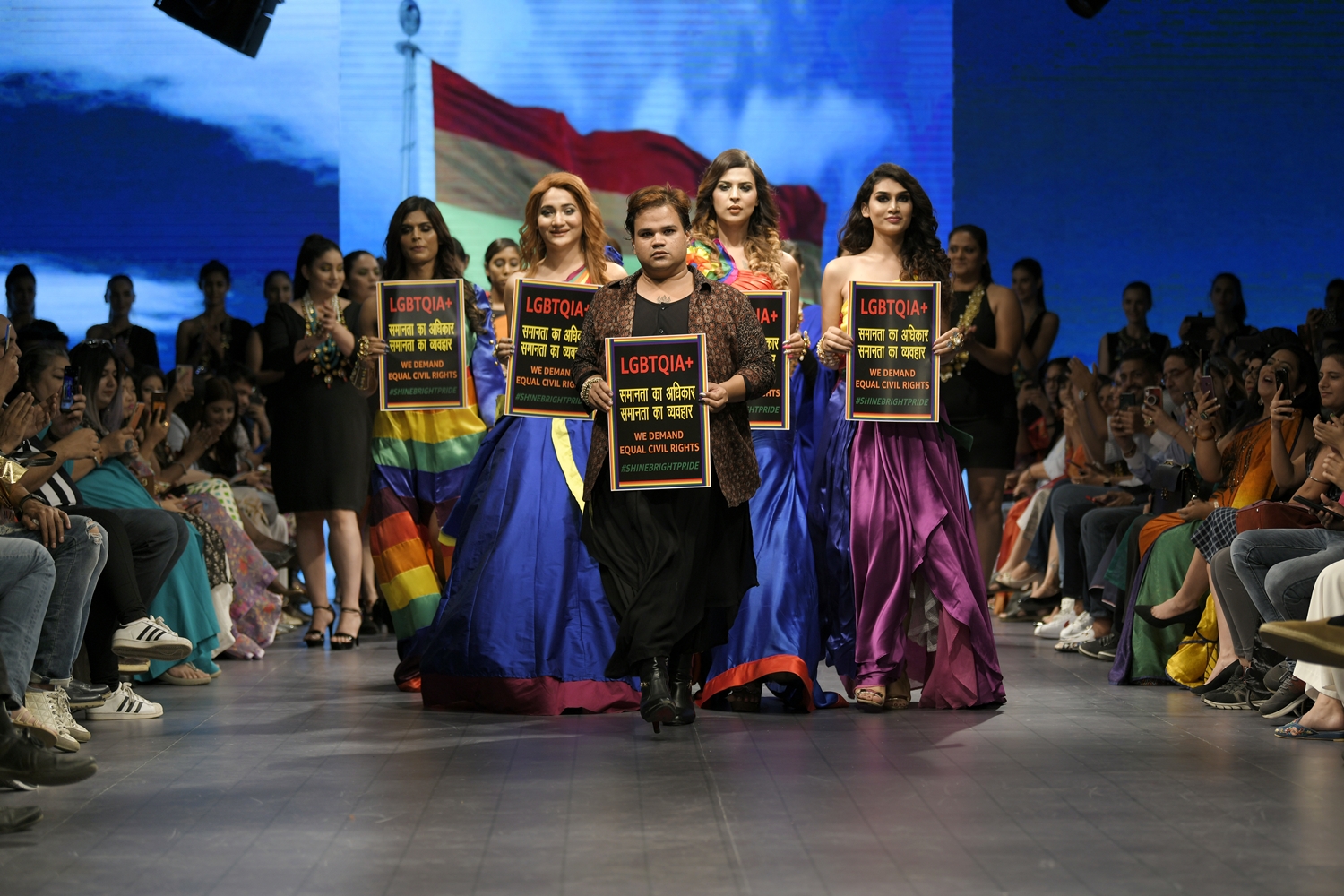 Akassh K Agarwal with his model 