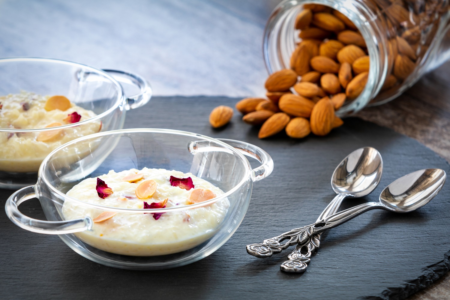Almond & rose kheer