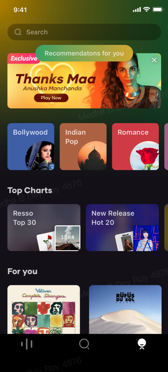  Anushka Manchanda on Resso (Source: Resso)