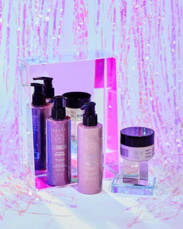  Arata Colour Cure Trio for Blonde, Ash & Brunette Hair with Purple Mica