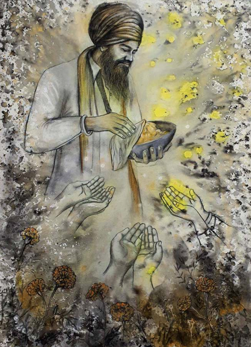 An artwork by Harshdeep Kaur