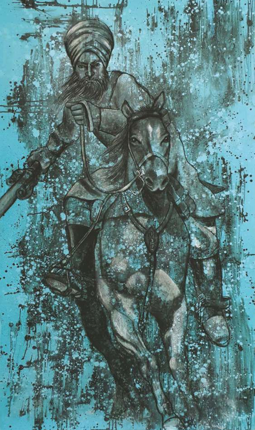 An artwork by Harshdeep Kaur