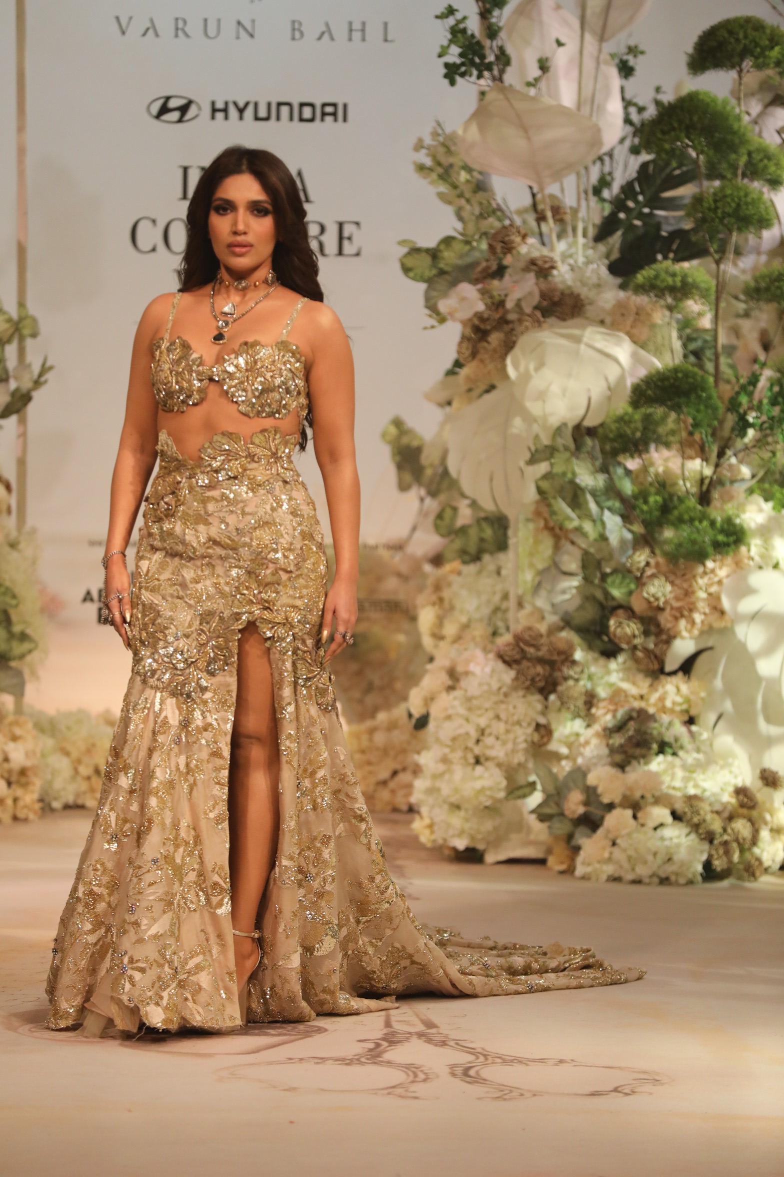 Bhumi Pednekar in Varun Bahl collection at FDCI Hyundai India Couture Week 
