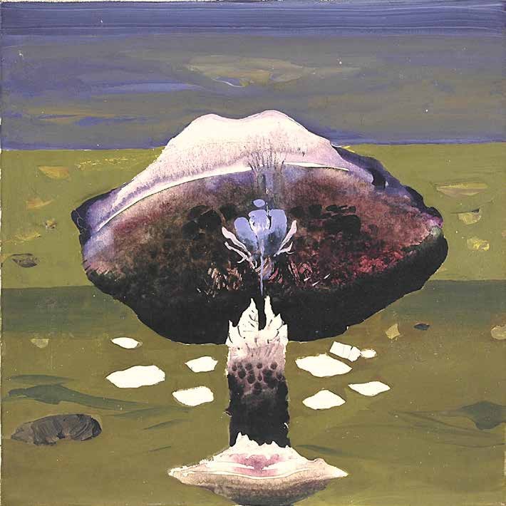 BIMAL DASGUPTA 1917-95  Untitled Acrylic on canvas, c. 1990s 25.0 x 25.0 in. / 63.5 x 63.5 cm.