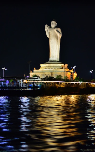 Buddha at the Hussain Sagar Lake