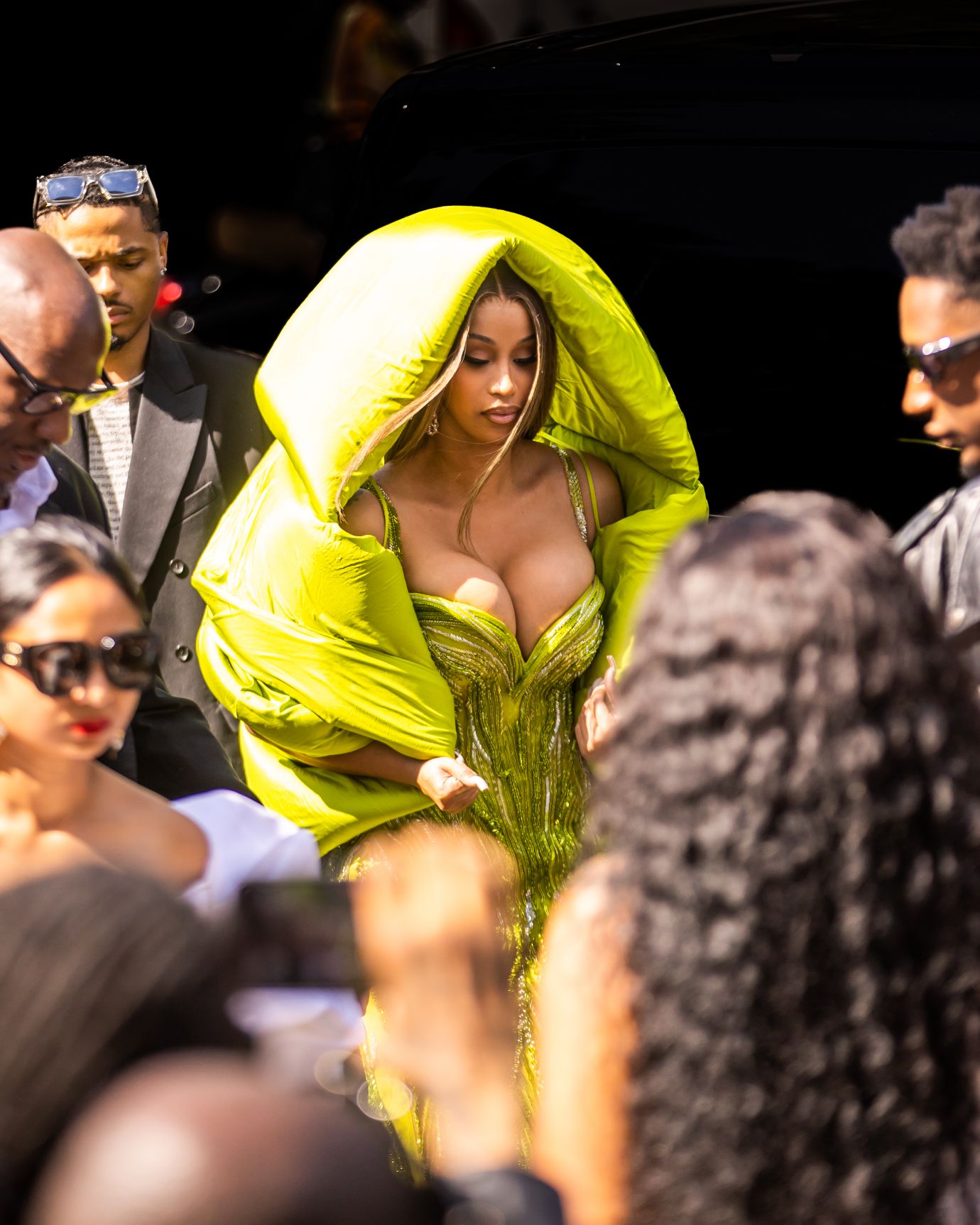 Cardi B at Gaurav Gupta AW24 Paris Haute Couture Week Showcase