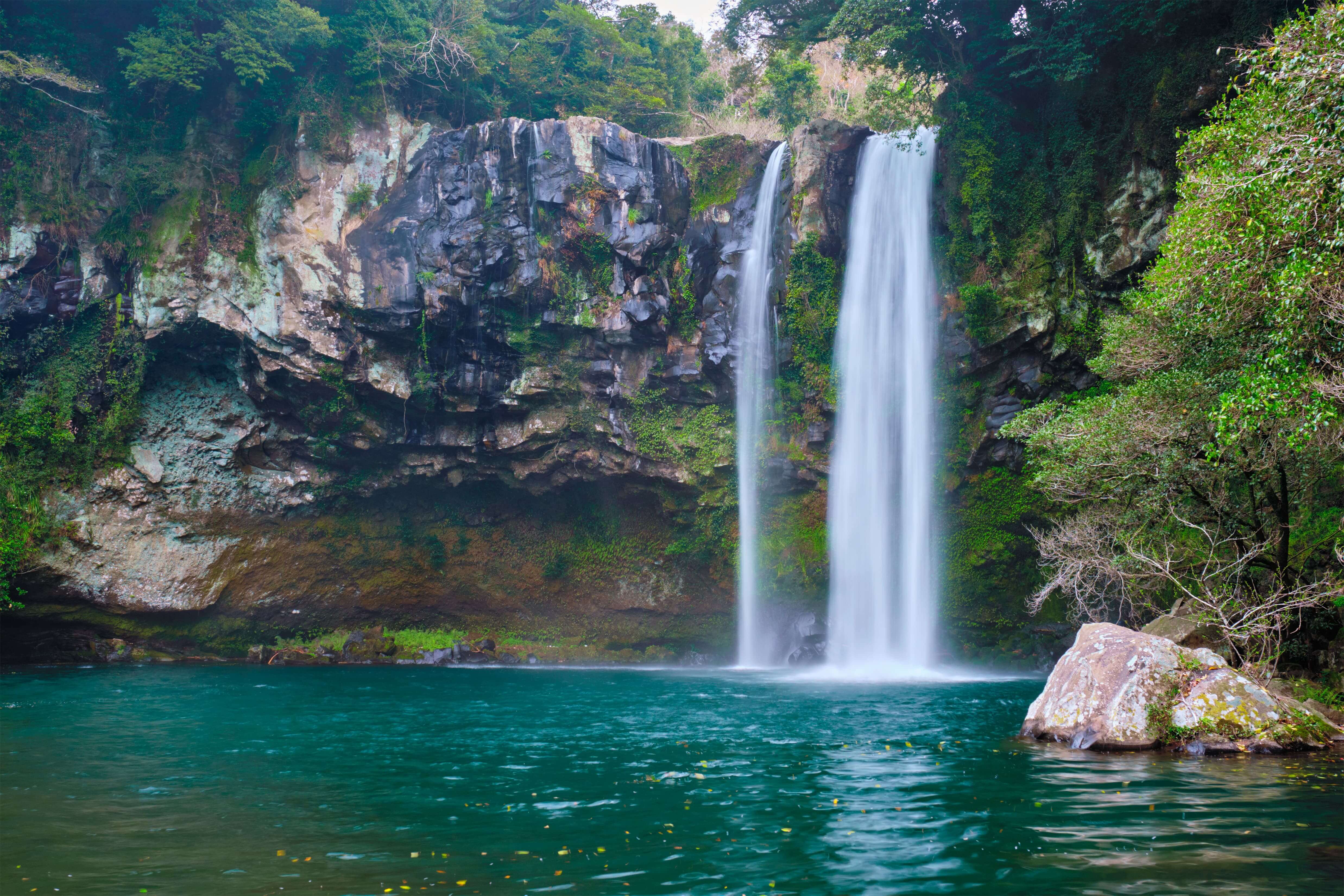 Cheonjiyeon falls, Jeju Island, South Korea