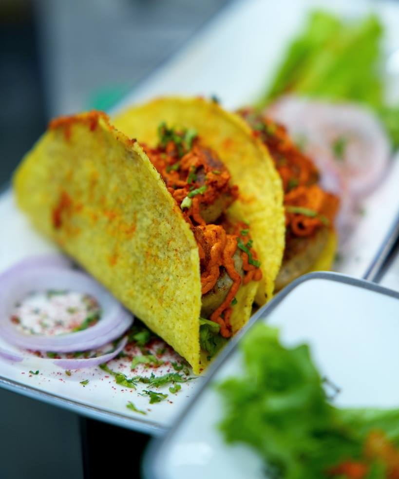 Chicken Galouti Taco