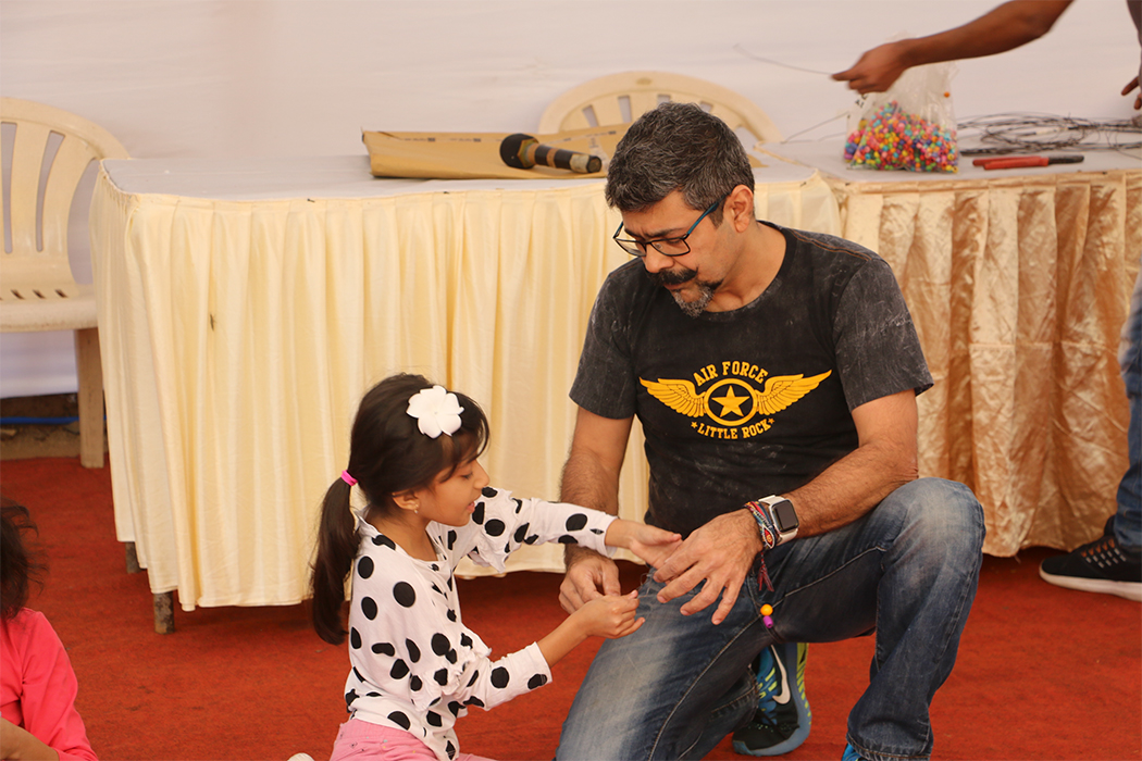 Children's Workshop. Whoat's the Point by Arzan Khambatta. KGAF 2020.