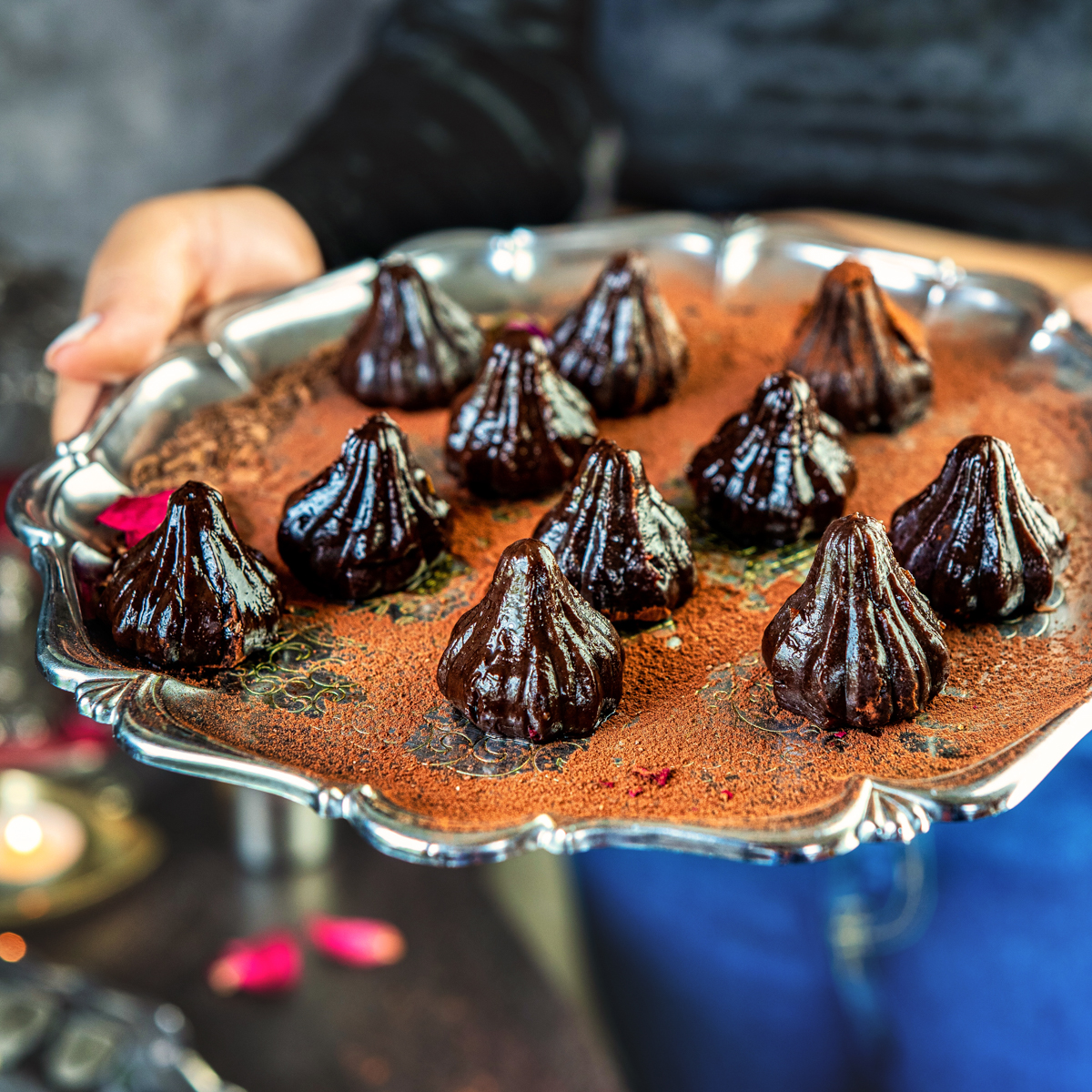 Chocolate Modak Truffles by Voltas Beko