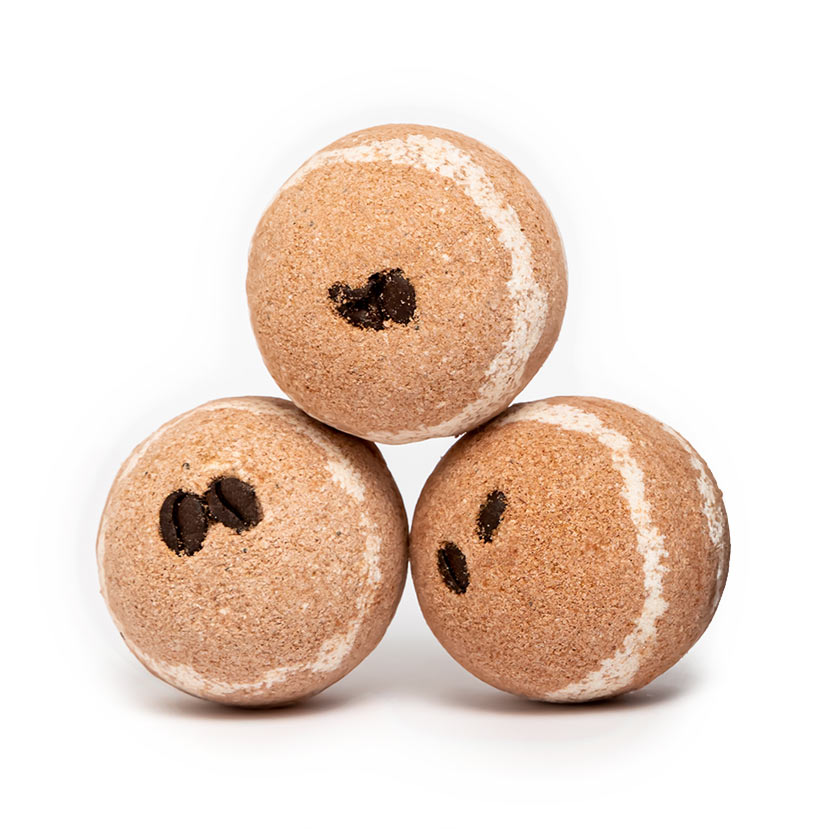 Mcaffeine’s coffee bath bomb (Set of 3)