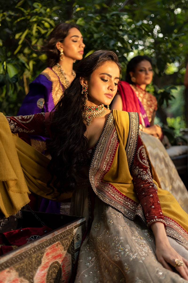 Collection By Designer Anju Modi @ FDCI ICW 2020 