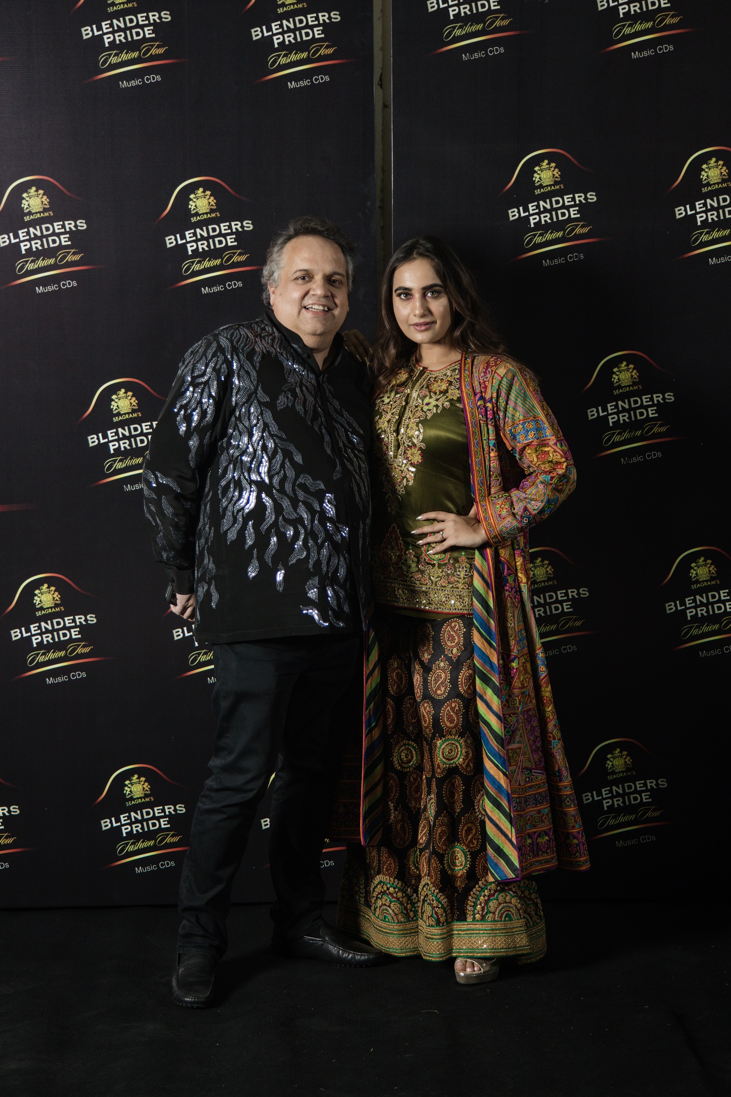 Designer Sandeep Khosla with Kusha Kapila