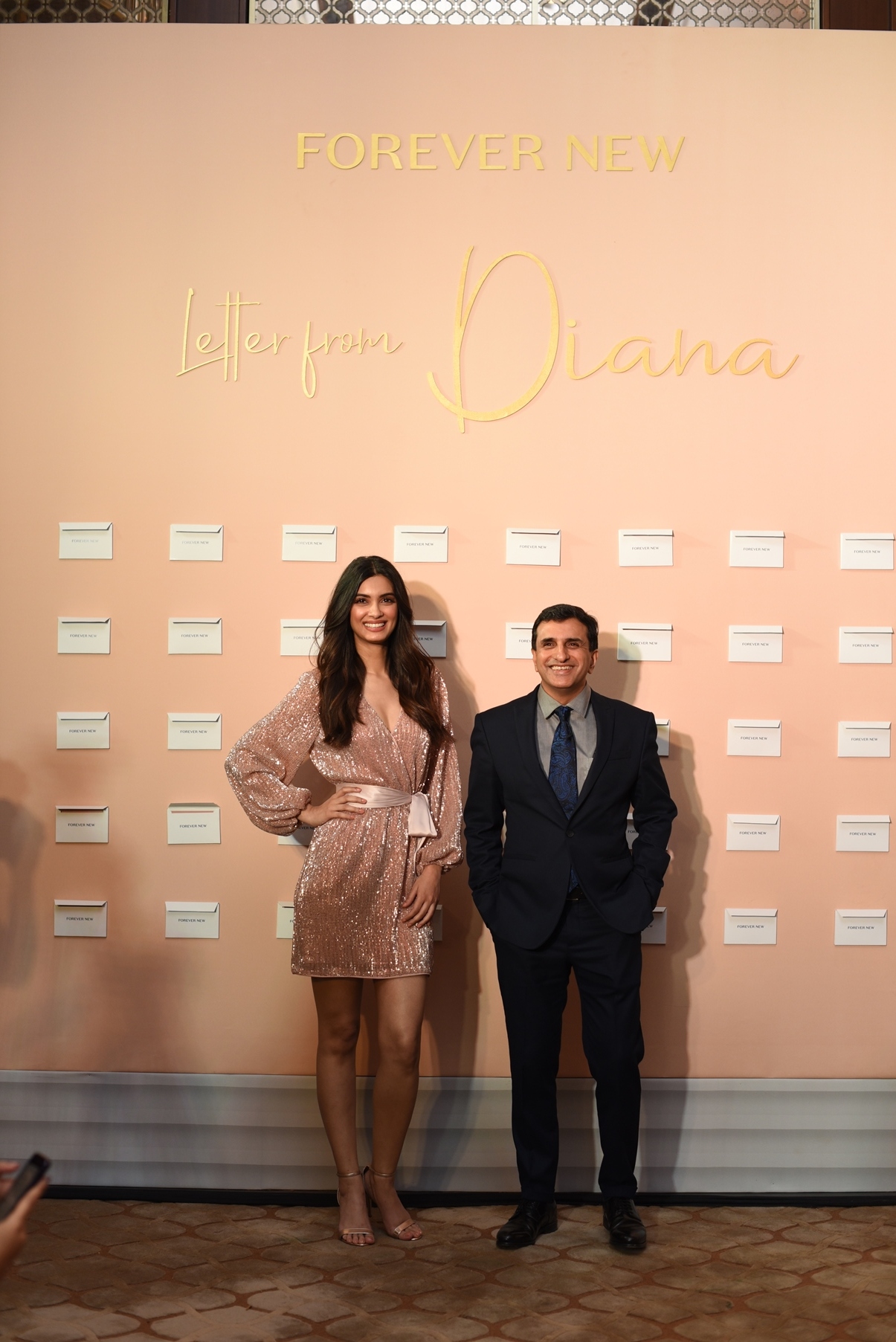 Diana Penty and Dhruv Bogra, Country Manager, Forever New India