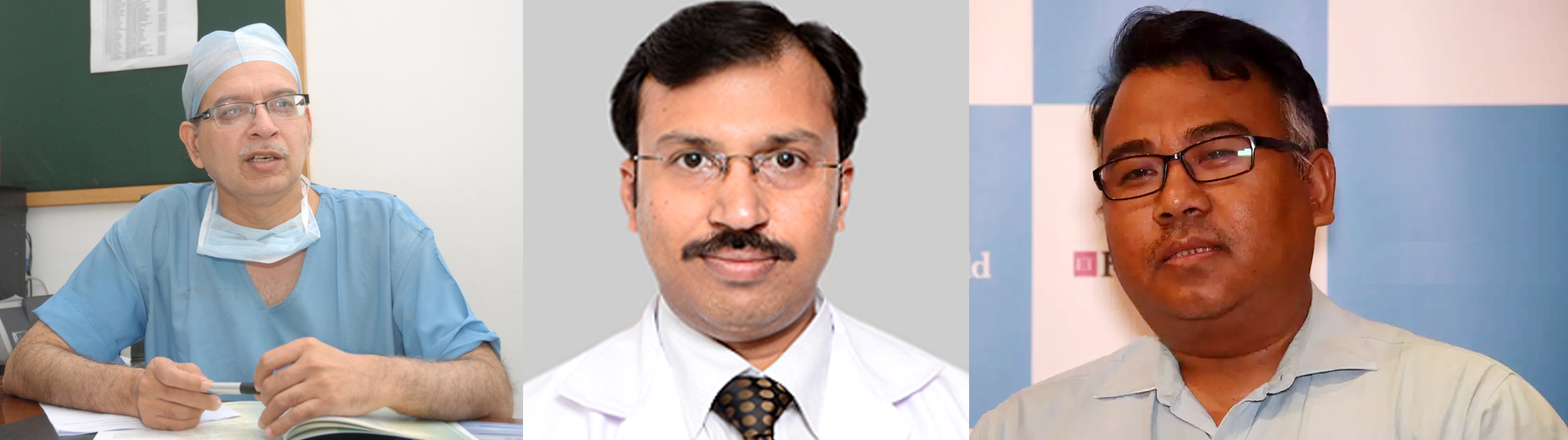 Dr. A K Dewan, Dr Mudit Agarwal, Dr LM Darlong