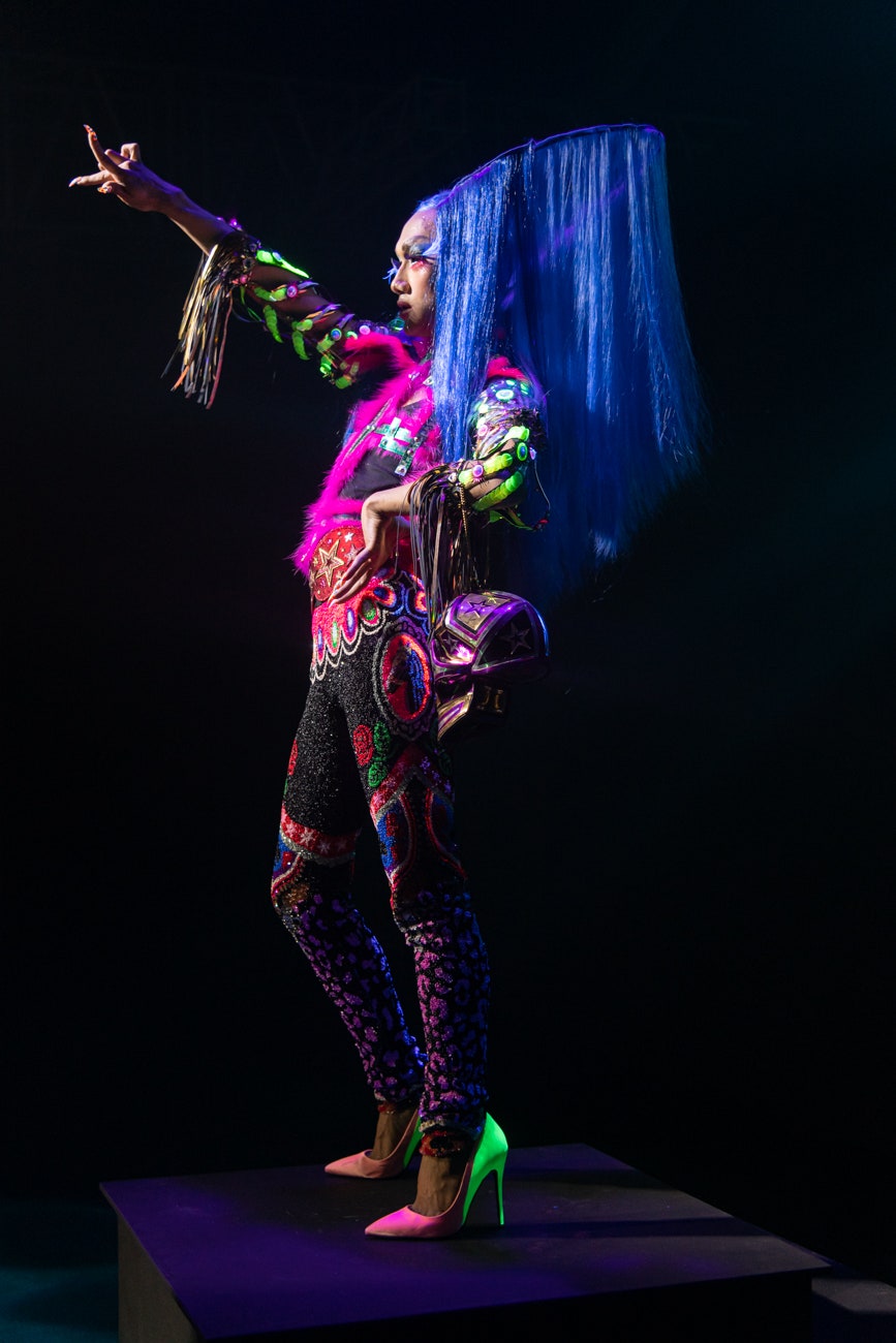 Drag queen Dame Imfala