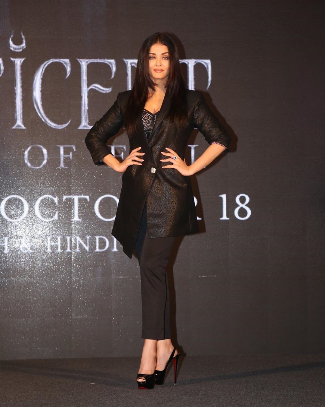 Dressy evening out for Mrs Aishwarya Rai Bachchan