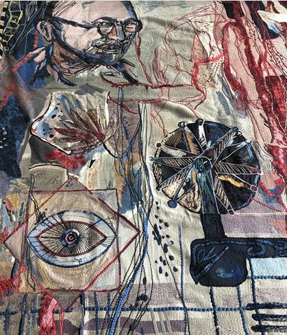 Embroidered tapestry By Chanakya School of Craft