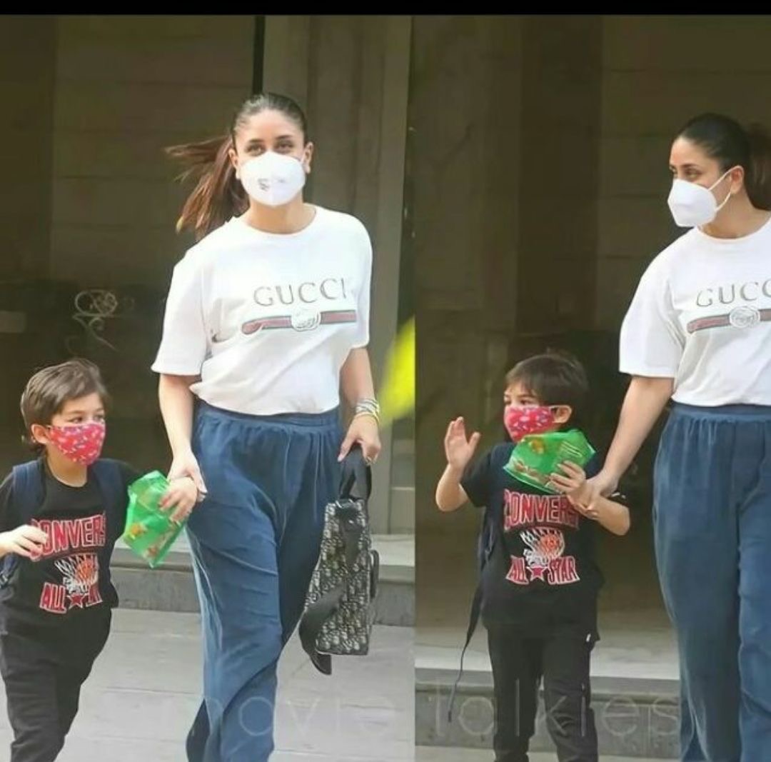 Kareena with Taimur 
