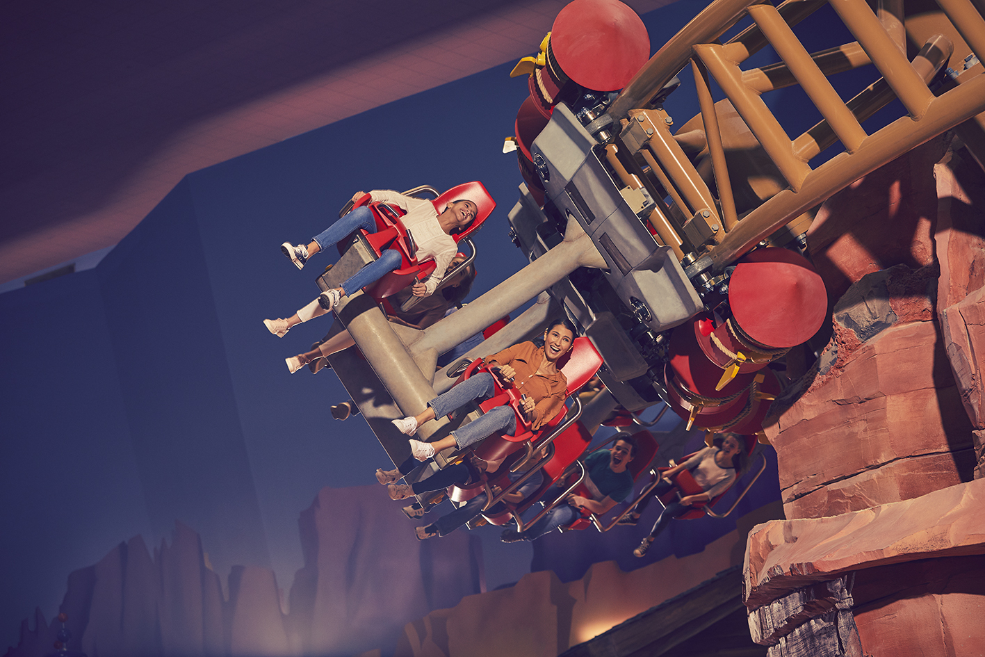 Buckle up for a thrilling ride at Fast and Furry-ous in Warner Bros World