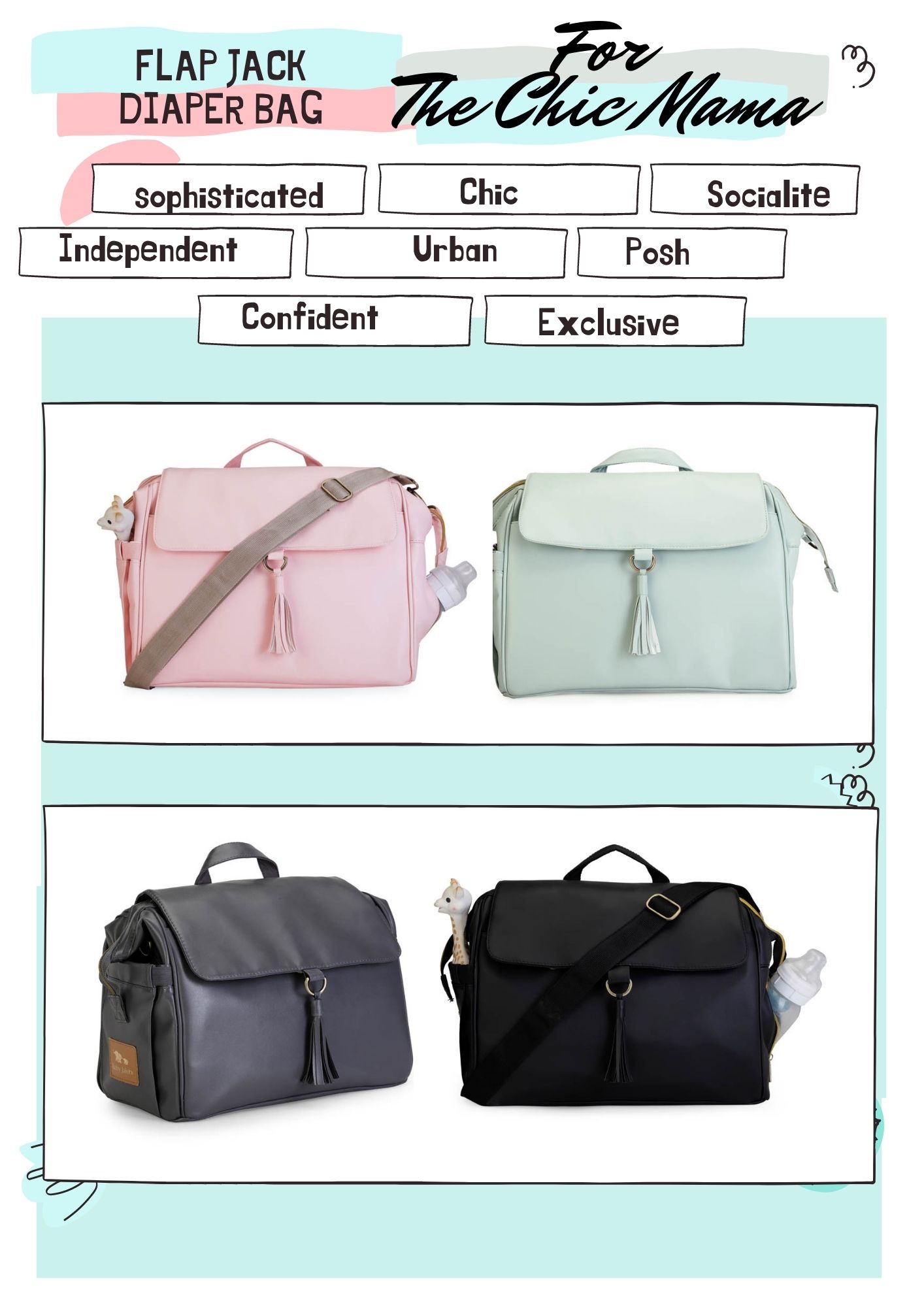 flapjack diaper bag