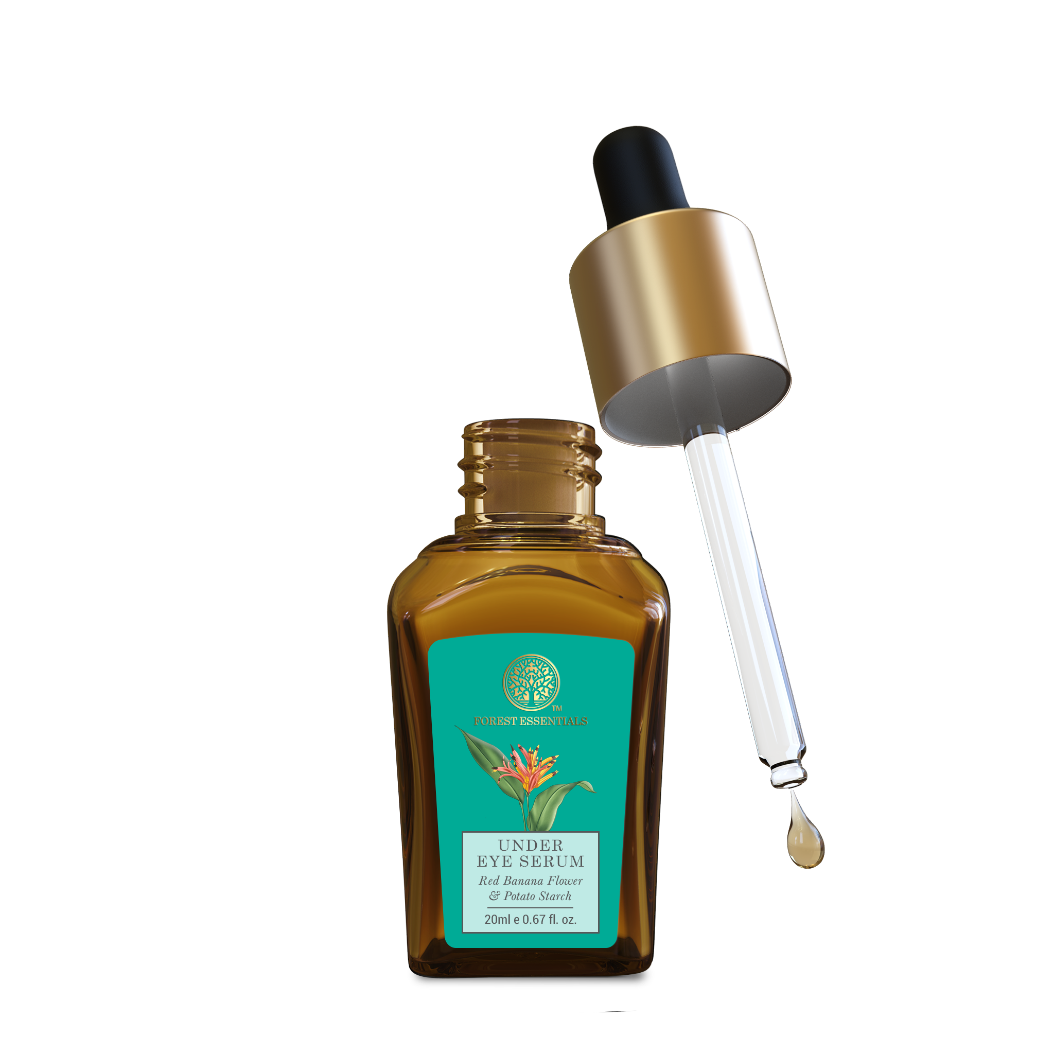 Forest Essentials' Under Eye Serum Red Banana Flower & Potato Starch