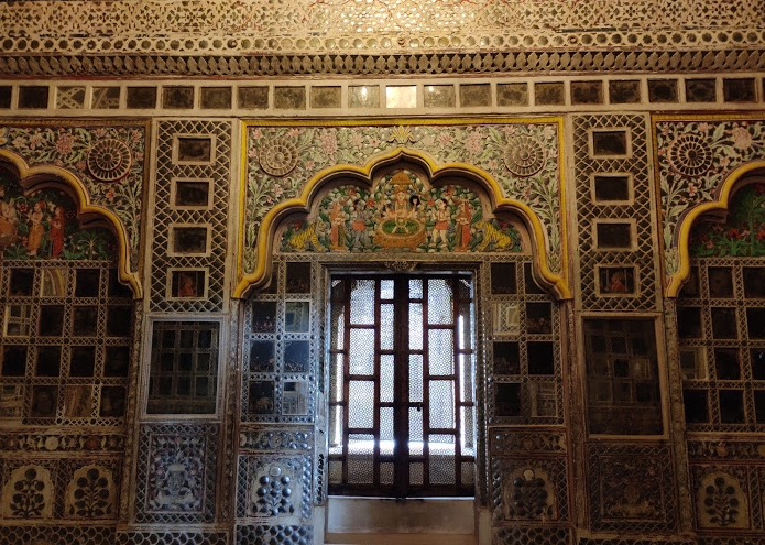 Latticed windows of the Zenana section