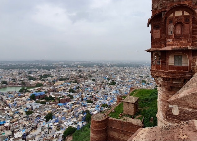 A view of the city from the fort